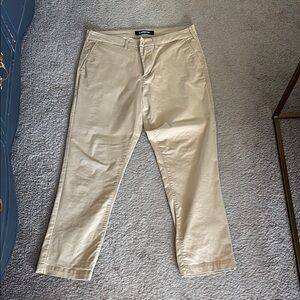 Express Tan Chinos Classic Cotton Twill